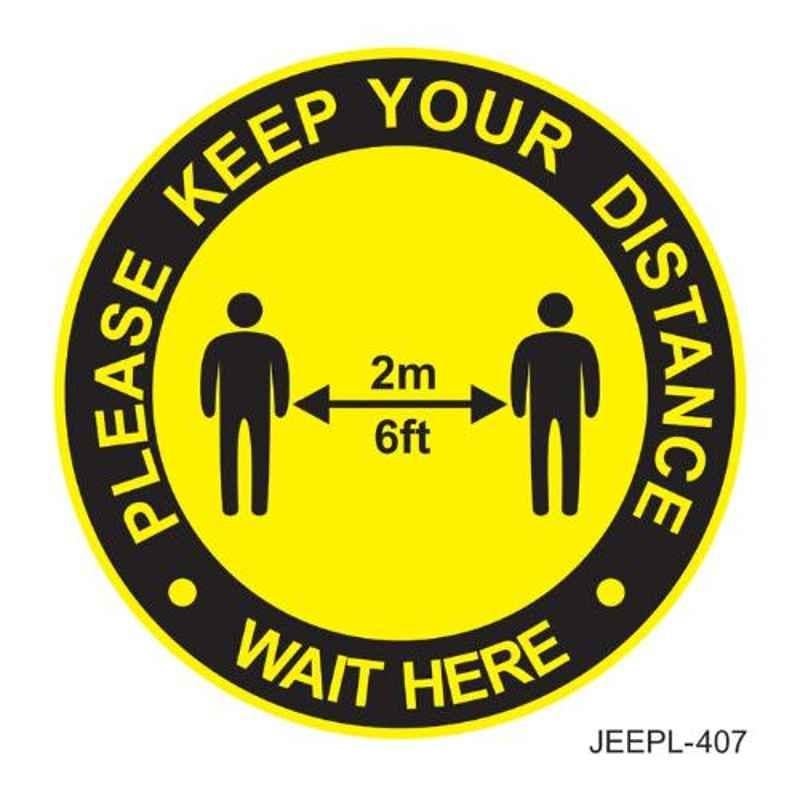 Jeepl Please Keep your Distance Sticker, jeepl-407