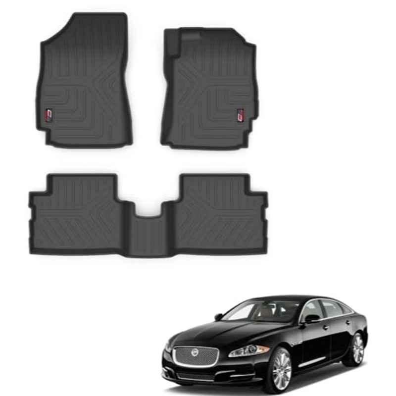 Kozdiko Thermoplastic Polyolefins 3D Life Long Car Floor Mat Set for Jaguar XJ