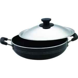 Pigeon 200 22.6cm Non-Stick Kadhai with Stainless Steel Lid by Stovekraft, 158