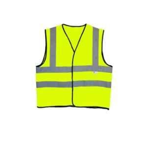 3M Yellow Polyester Reflective Safety Vest, 2925/YE, Size: Medium