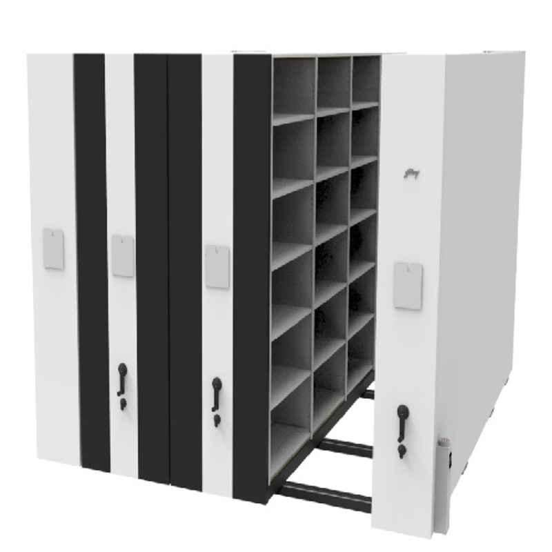 Godrej Mobistack Neo 2.4x5.5x4.6m 5 Layer Mobile Storage Shelves