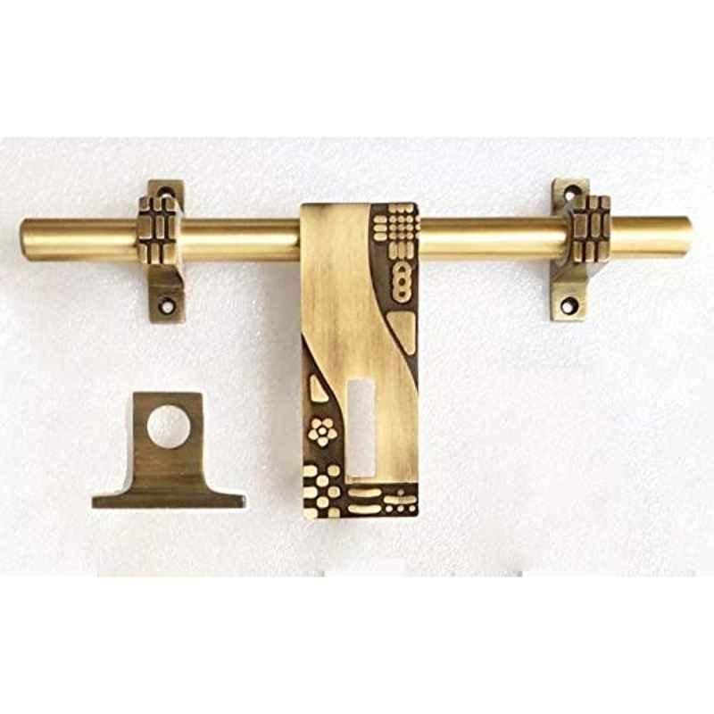 Jovial 10 inch 16mm Zinc Alloy Antique Brass Single Door Aldrop, Aldrop-1132