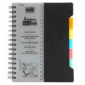 Luxor 5 Subject Single Ruled B5 Notebooks 70GSM Office Stationery 300page Binder 