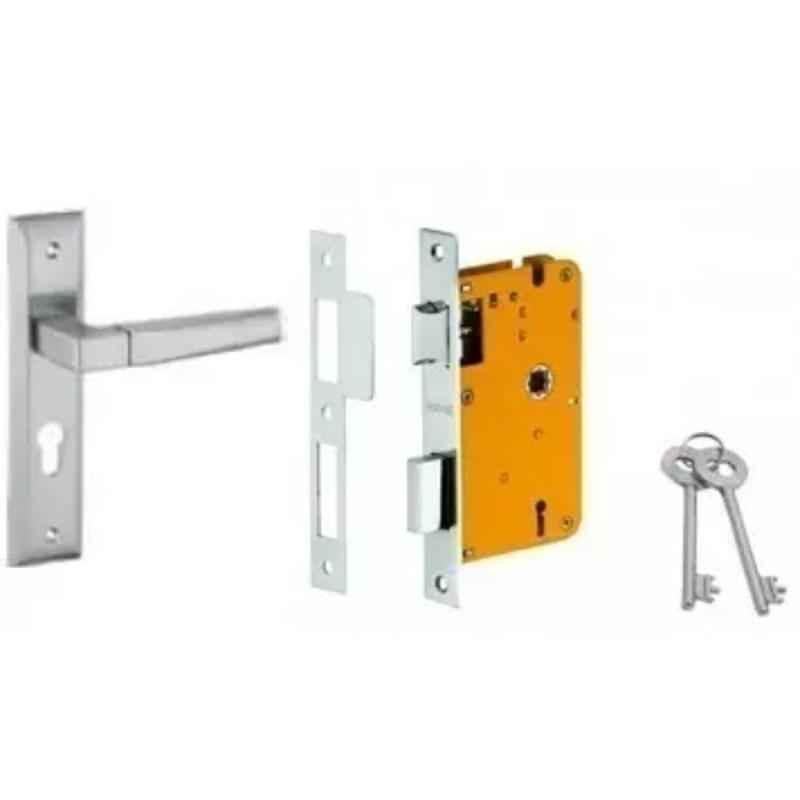 Dorset HL Series Cosmo 8 inch Stainless Steel Patina Finish Door Handle Lock Set with KY Mortise Lever Lock (Pack of 2)