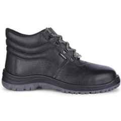 Liberty SHAKTI AC Genuine Leather High Ankle Steel Toe Black Safety Shoes, Size: 12