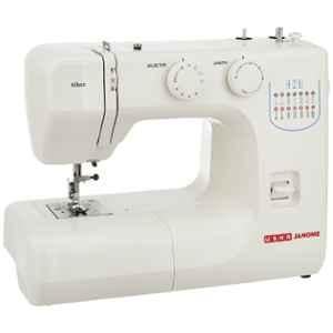 Usha Janome Allure 60W Automatic Zig-Zag White Electric Sewing Machine, 2011700002