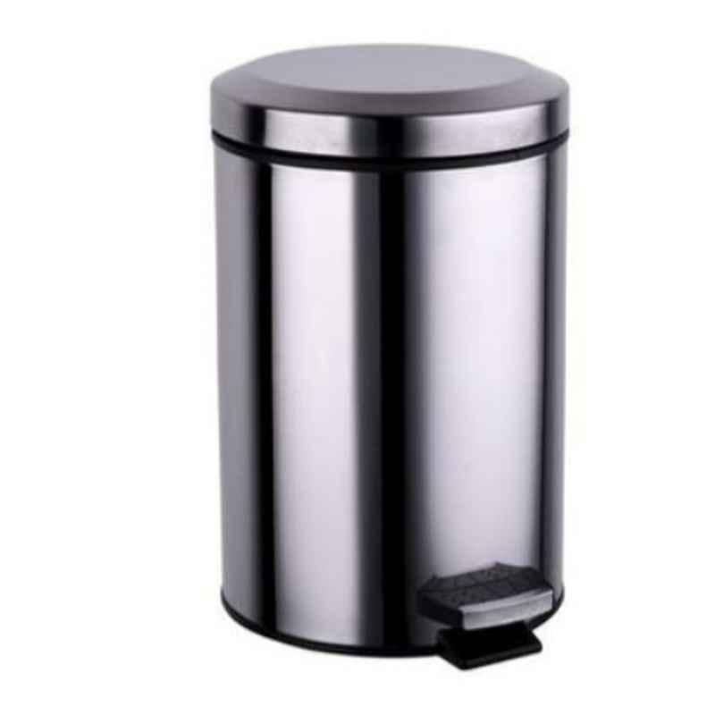 MPS 35L Stainless Steel Paddle Waste Bin with Plastic Bucket, MP-562