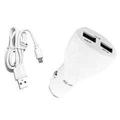 AOW LED Car USB Charger Dual Car Mobile Charge 3.0A with Cable for Hyundai Eon
