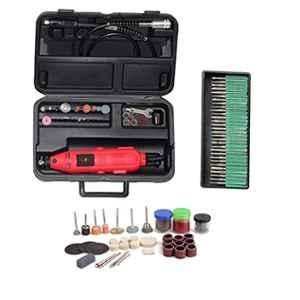 Krost Tc6617 175 Pieces Die Grinder Rotary Tool And Accessory Kit All In 1 With Free Diamond Coated Burr Set