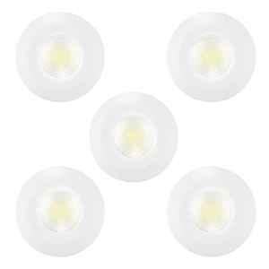 Fybros F-Ring 2W Polycarbonate White Round LED Ceiling Light, FLS5743E (Pack of 5)