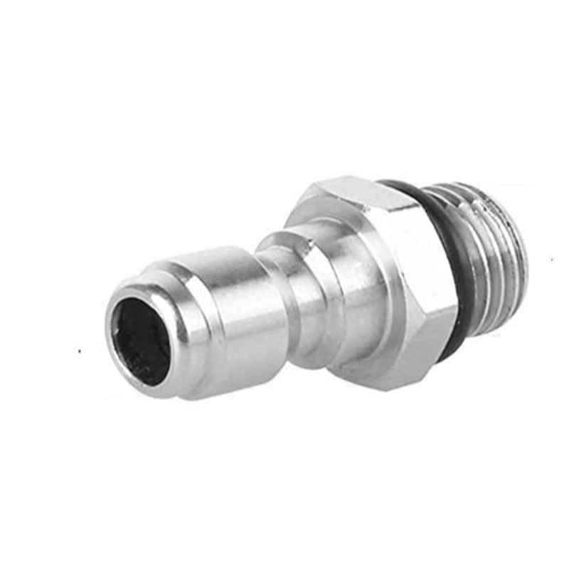 Aimex 1/4 inch Stainless Steel Male Quick Connector for Pressure Washer