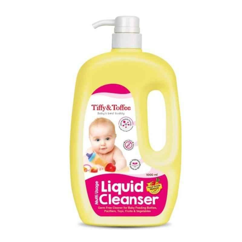Tiffy & Toffee CLNSR-1L-565 1000ml Yellow Baby Liquid Cleanser