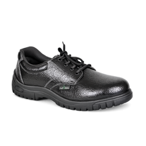 Safe Ride Magnum Synthetic Leather Steel Toe Black Safety Shoes, Size: 9