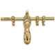 Smart Shophar 10 inch Brass Gold Peacock Mayur Aldrop, SHA10AL-PCOK-GL10-P1