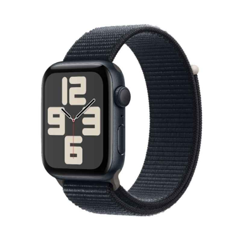Apple SE 40mm Midnight Aluminium Case GPS & Cellular Smart Watch with Midnight Sport Loop, MRE03QA/A