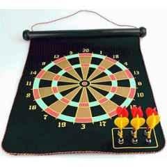 Matrica 50.8 cm Multicolour Double-Sided Foldable Magnetic Dartboard with 6 Colourful Darts