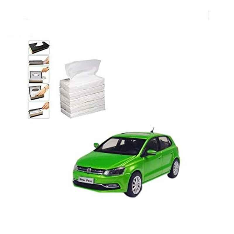 Kozdiko 100 Pulls Dispenser Box Refiller Tissue Paper with 200 Sheets for Volkswagen Polo Exquisite (Pack of 5)
