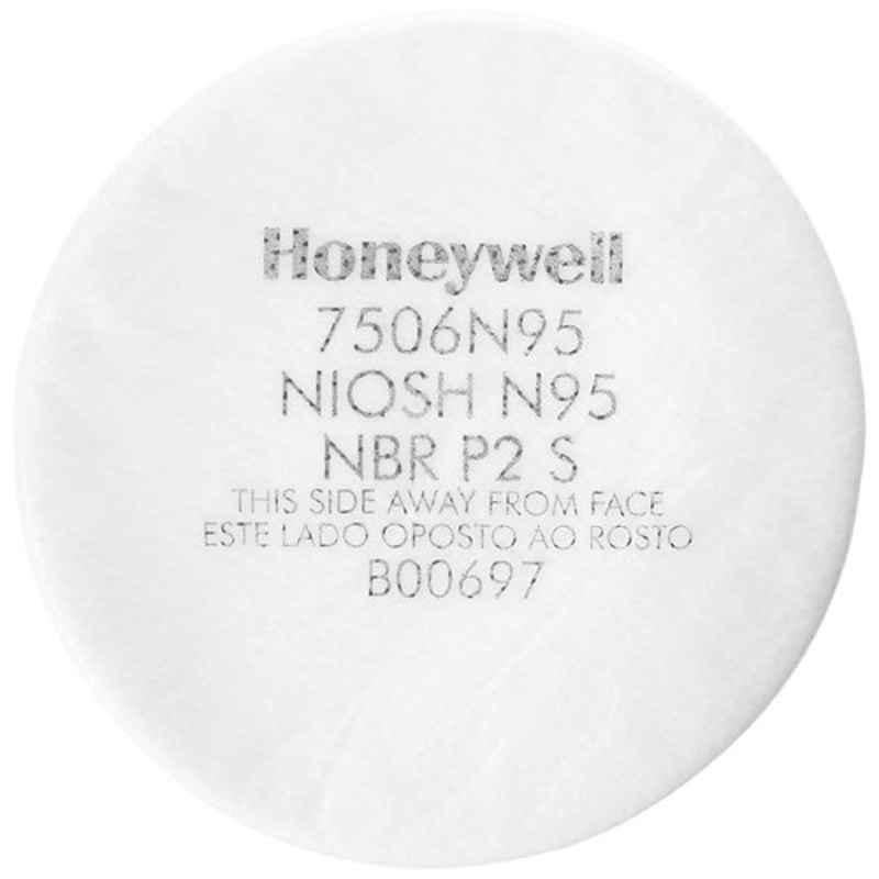 Honeywell North Series White Non-Oil N95 Particulate Filter, 7506N95 (Pack of 10)