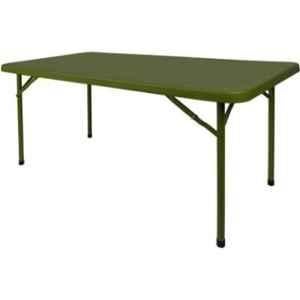 Supreme Buffet Mehndi Green Plastic Rectangle Outdoor Table