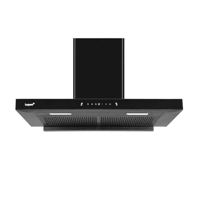 Livpure Fenix 90 1400 m3/hr T-Shape Filterless Auto Clean Wall Mouned Kitchen Chimney with Oil Collector & 2 Years Warranty