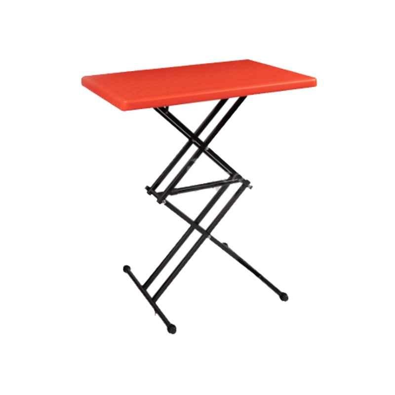 Rose 29x25x18 inch Plastic Red Multi Purpose Hydraulic Laptop Table