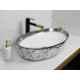 Bassino Art 68.58x50.55x25.4cm Ceramic Silver Wash Basin, EU_345