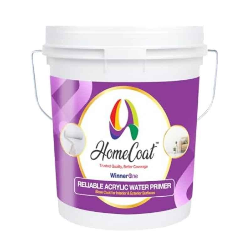 WinnerOne HomeCoat 1 Litre White Reliable Acrylic Primer Interior & Exterior Walls (Pack of 2)