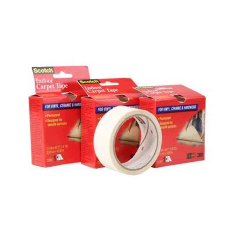 Scotch White Indoor Carpet Tape, 189139AC