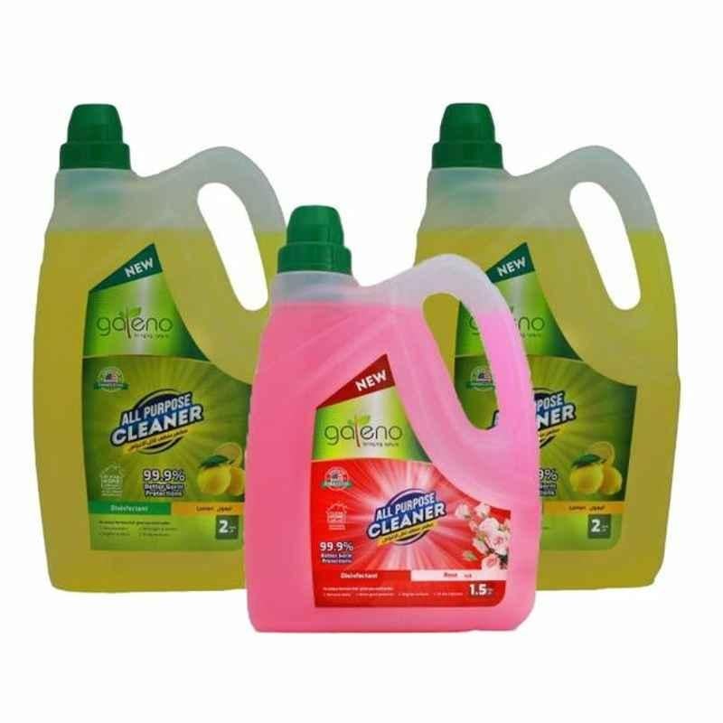 Galeno 3 In 1 All Purpose Disinfectant Cleaner, Bundle Offer