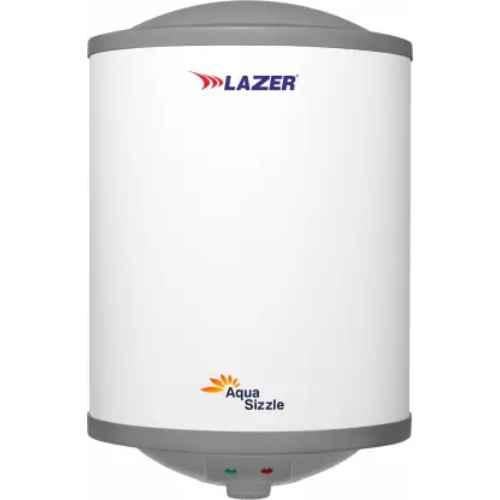 Buy Lazer Aqua Sizzle 15L Glassline White u0026 Grey Storage Water Geyser,  AQUASIZZLE15LWGRY Online At Best Price On Moglix