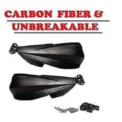 Meenu Arts Carbon Fibre Scratchproof Unbreakable Handle Bar Handguard for KTM Duke All Models (Black) T-32