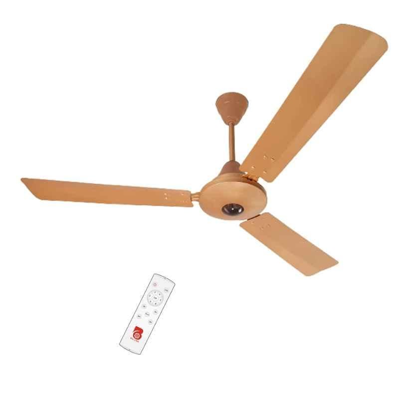 Balster Wonder 30W BLDC Gold Ceiling Fan with Remote & LED Light, Sweep: 1200 mm