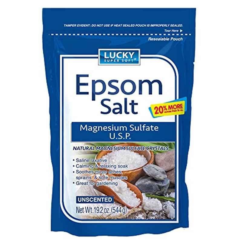 Lucky Super Soft 19.2oz Magnesium Sulphate U.S.P. Epsom Salt