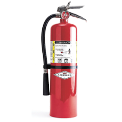 A One 6kg ABC Powder Type Fire Extinguisher with Wall Mount Hook