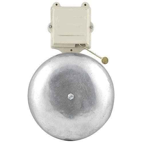 Buy MME 12 inch Metal Silver Automatic School Timer Gong Bell Online At