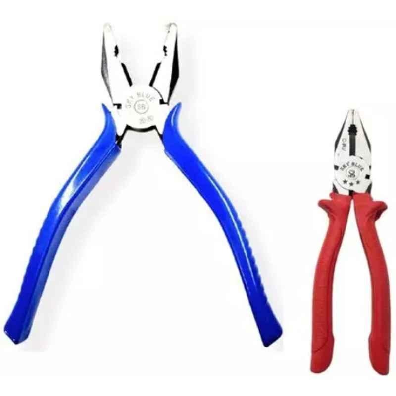 Sky Blue 2 Pcs 7.8 inch Groove Plier Combo, SBE_PLIER COMBO_089