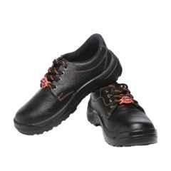 Unistar Oscar Steel Toe PU Single Density Black Safety Shoes, Size: 7