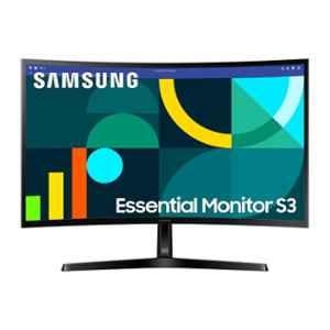 Samsung 27 inch Eye Saver Mode Flicker Free FHD Curved Monitor, LS27D368GAWXXL