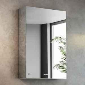 Plantex 16x24 inch Stainless Steel Silver Chrome Finish Wall Mounted Bathroom Mirror Cabinet