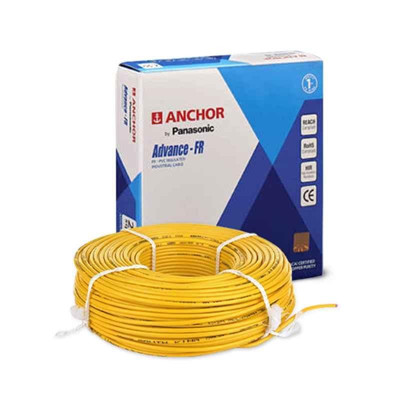 Anchor By Panasonic 1 Sqmm Advance FR Yellow High Voltage Industrial Cable