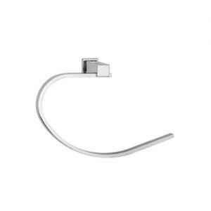 Hindware Rubbic Chrome Brass Towel Ring, F870003