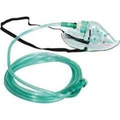 Wellstar Transparent Respirator Oxygen Mask for Adult, MM-17-4 (Pack of 4)