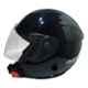 Redsun Oops PVC Black Open Face Girls Motorbike Helmet