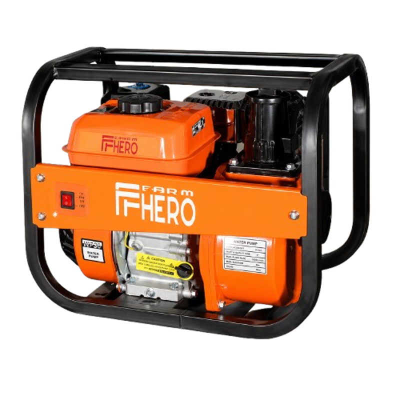 FARMHERO 8HP 212cc 4 Stroke Petrol Water Pump Set, FH30