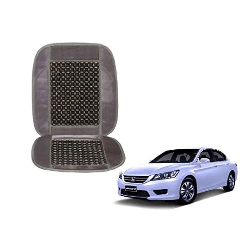 Kozdiko Wooden Beads Car Seat Cushion with Velvet Border for Honda Accord