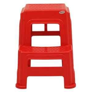 Supreme 120kg Plastic Red Stepper Stool