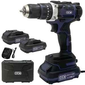OEM 21V 1.5Ah 10mm Professional Cordless Drill Machine with Batteries & Charger, CD21