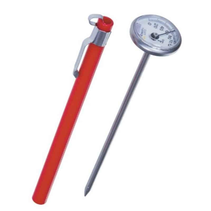 Progressive Prepworks GT-3511 Stainless Steel Red Instant Read Thermometer