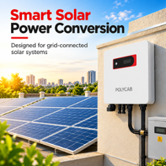 Polycab 6kW Single Phase MPPT Grid Tie Inverter
