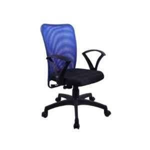 Rose Sigma Mesh Blue Mid Back Mesh Office Chair
